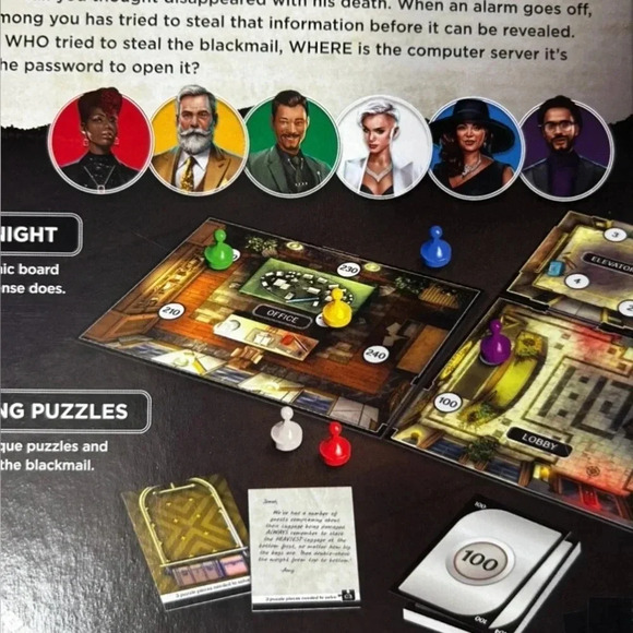 Hasbro Gaming | Clue Escape: The Midnight Hotel | Ages 10+ -  BNIB ♟️🔧🌭 - Picture 8 of 9